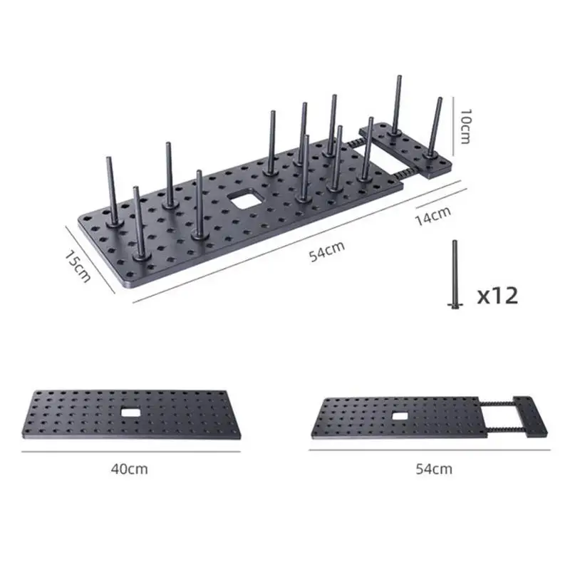 

Black Adjustable Telescopic Drain Rack Split Storage Food Containers Household Kitchen Compartment Tableware