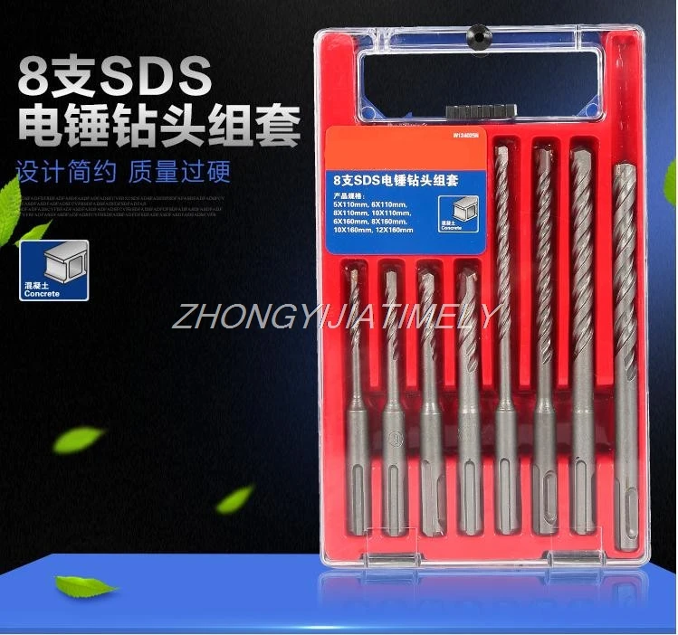 Ударная дрель электрическая двух Пит два образными пазами бетонное долото 8