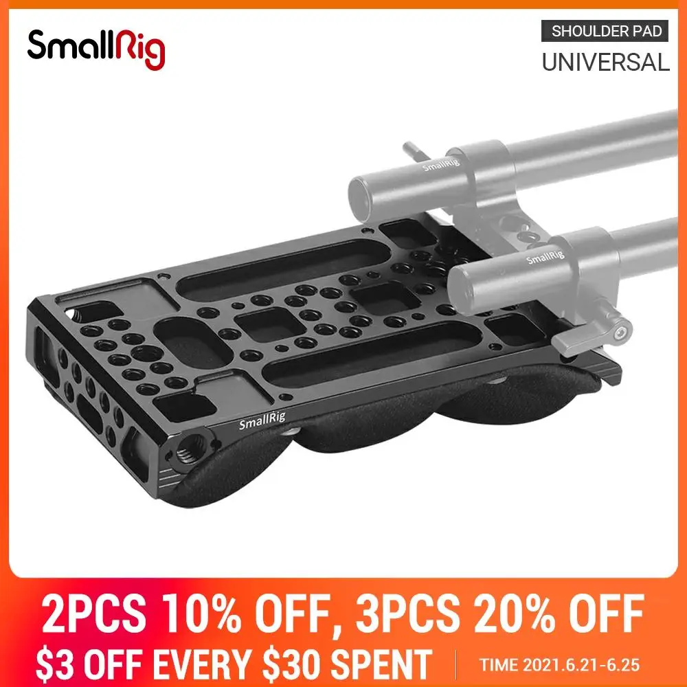 Универсальная плечевая накладка SmallRig с резьбовым отверстием 1/4 3/8 пена эффектом