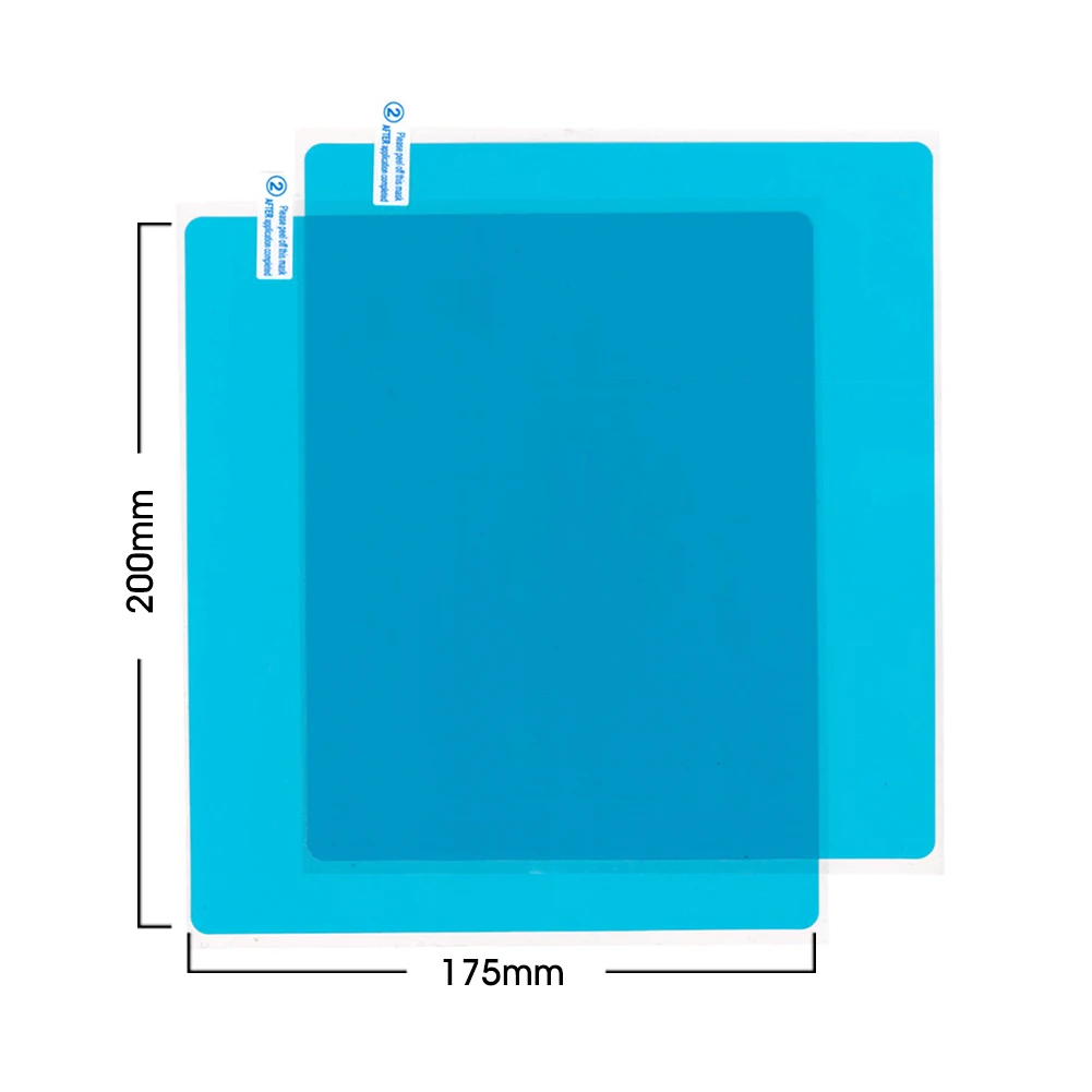 

2pcs Car Side Rearview Mirror Waterproof Anti-Fog Film Side Window Glass Film Can Protect Your Vision Driving On Rainy Days