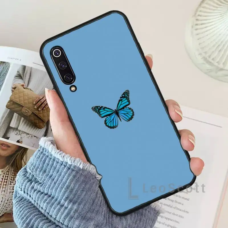 

Fashion Butterfly color animal pink Phone Case For Xiaomi Redmi 7 9t 9se k20 mi8 max3 lite 9 note 8 9s 10 pro