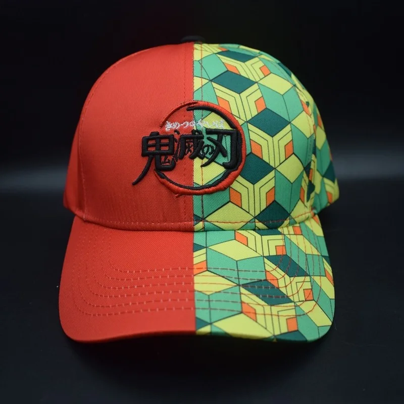

Anime hat ghost out of the blade stove door charcoal zhi lang You beans embroidered sunshade sunscreen baseball cap