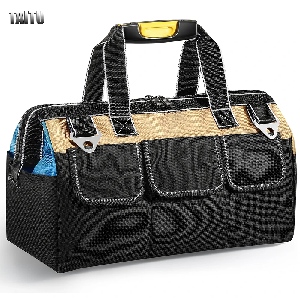 

Многофункциональная сумка для инструментов TAITU с несколькими карманами, водонепроницаемый, с защитой от падения, набор инструментов 1680D, тк...