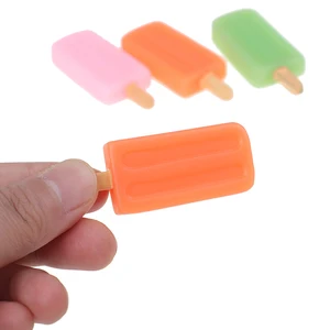 Миниатюрный игрушечный эскимо для кукольного домика 1:6, случайный выбор, 1 шт., аксессуары для кукольного домика, имитация еды для кукол