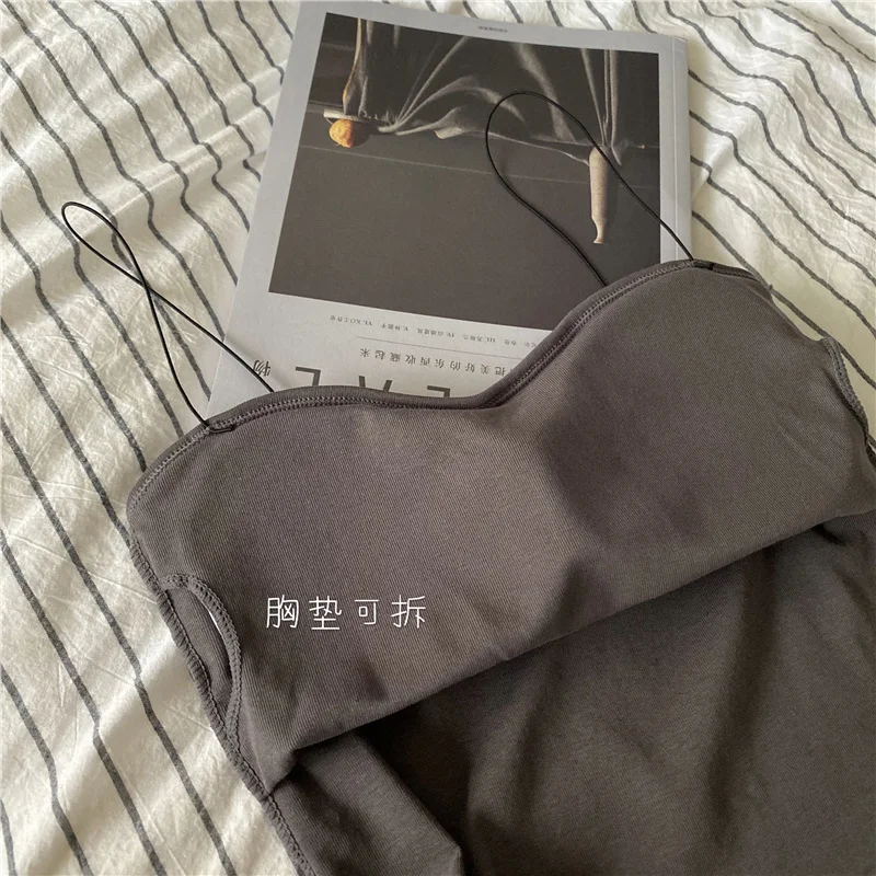 Короткий летний топ без рукавов для студенток Женская приталенная рубашка