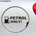 Наклейка на автомобиль Langru, водостойкая, с надписью только на бензине, Jdm