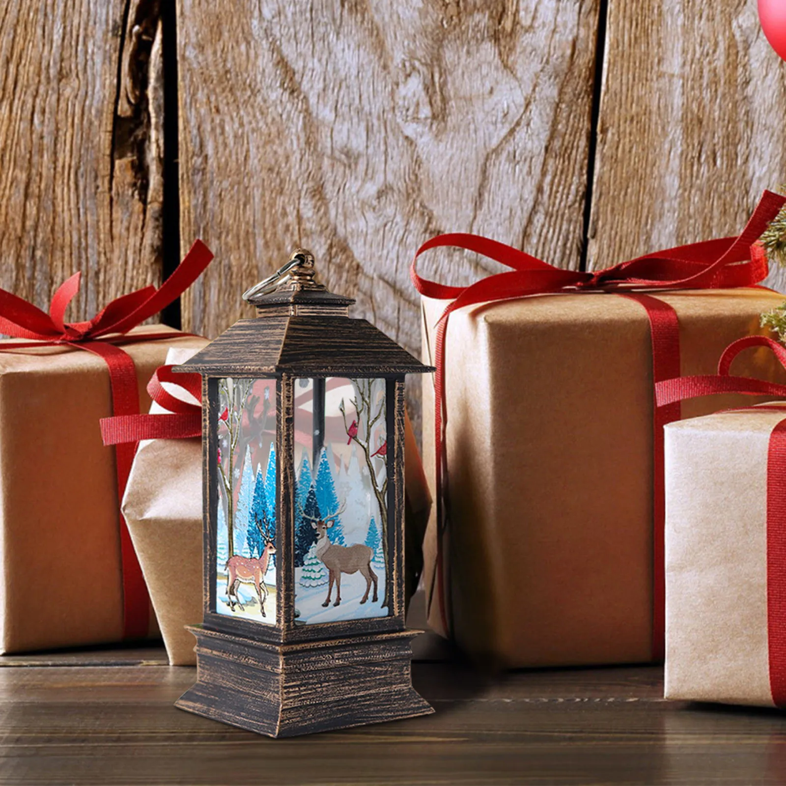 Рождественские украшения для дома Светодиодная свеча светильник Чи