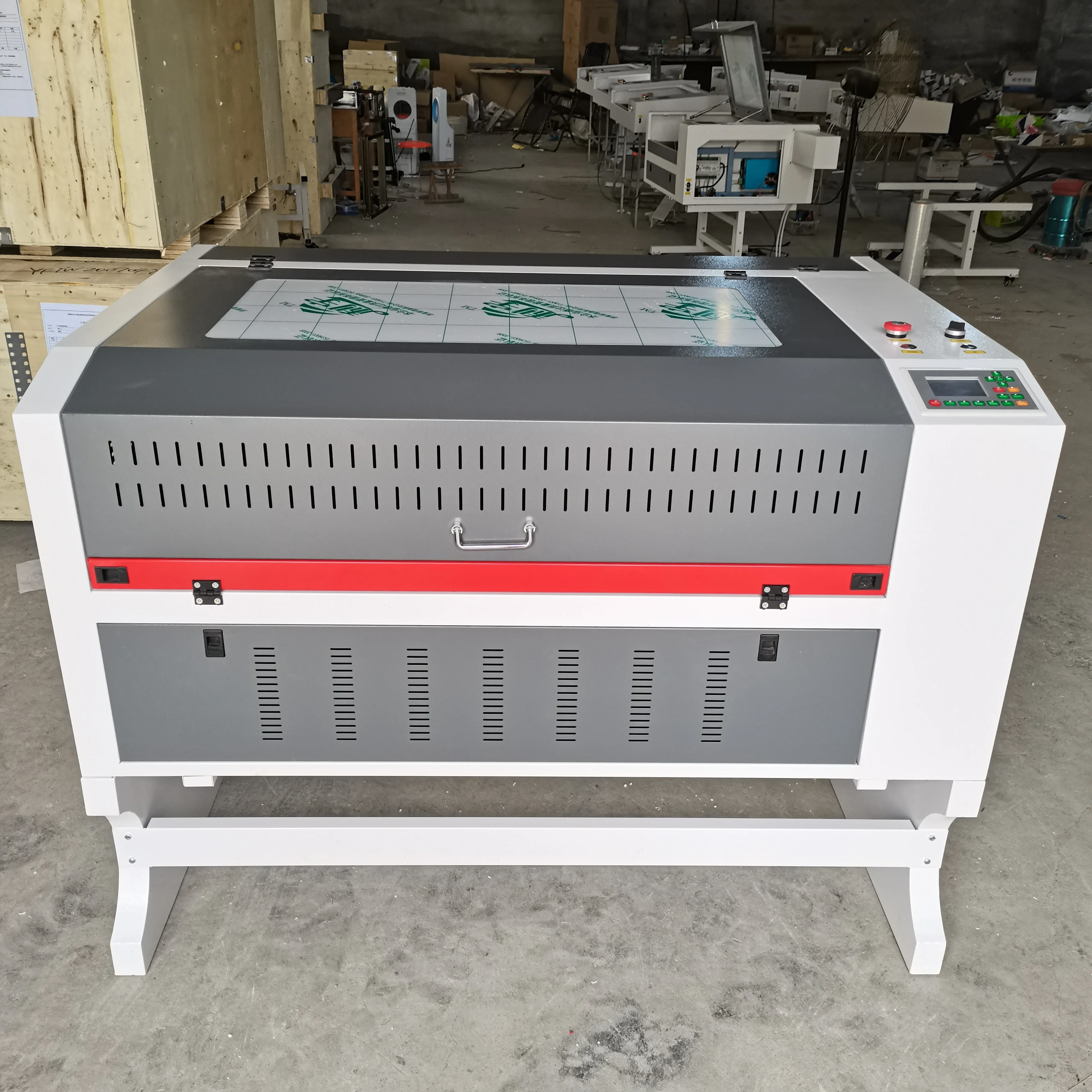 RECI 100W RUIDA 6090 CO2 станок для лазерной резки EXW заводская цена забрать из Китая