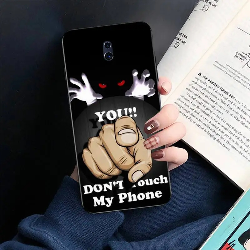 Чехол для телефона Don't touch My phone DIY чехол с рисунком Oppo A5 A9 2020 Reno2 z Renoace 3pro