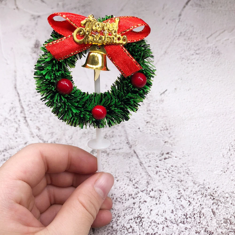10 шт. Топпер на Рождественский торт Рождество вечерние украшения в виде