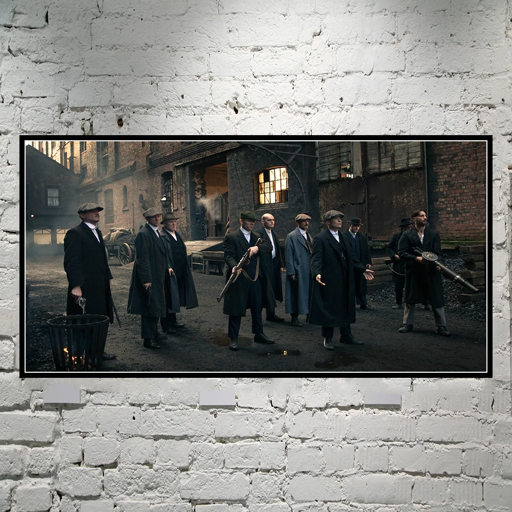 Постеры и принты Peaky Blinders Cillian Мерфи постер телешоу художественное полотно на стену живопись для домашнего декора комнаты