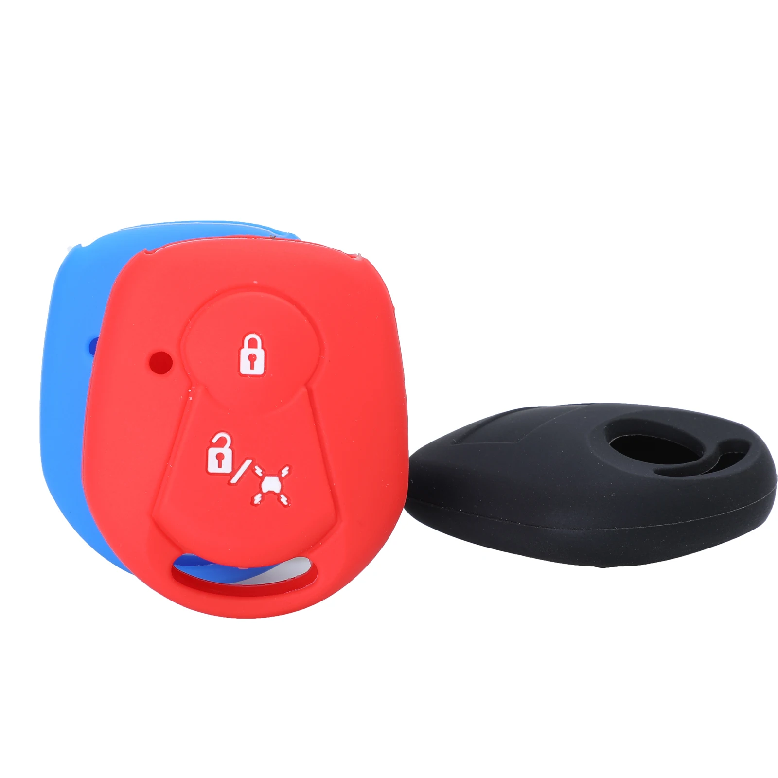 

Jingyuqin 10 шт. Цветной силиконовый резиновый чехол для автомобильного ключа с дистанционным управлением Чехол Для Ssangyong Actyon Kyron Rexton 2 кнопки Защита Замена