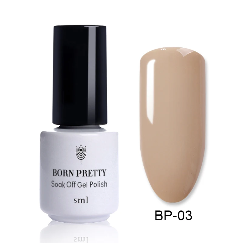 BP-03 Born pretty, голографическая лак для ногтей Гель-лак 6 мл Shimmmer блеск радужные, серебряные блестящие био-Гели Soak Off УФ Гель-лак для ногтей, лак для ногтей - Цвет: BP-03