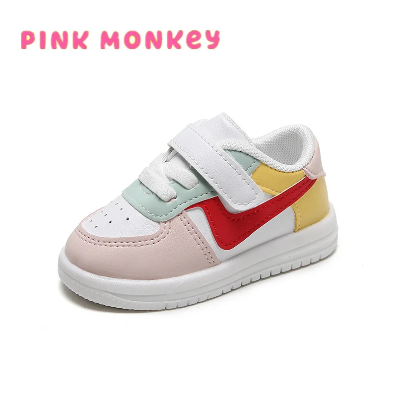 

Baby Shoes Cool Girls Boys Sports Shoes For Children Girls Baby Leather Flats Kids Sneakers Fashion Casual Infant Soft Shoes