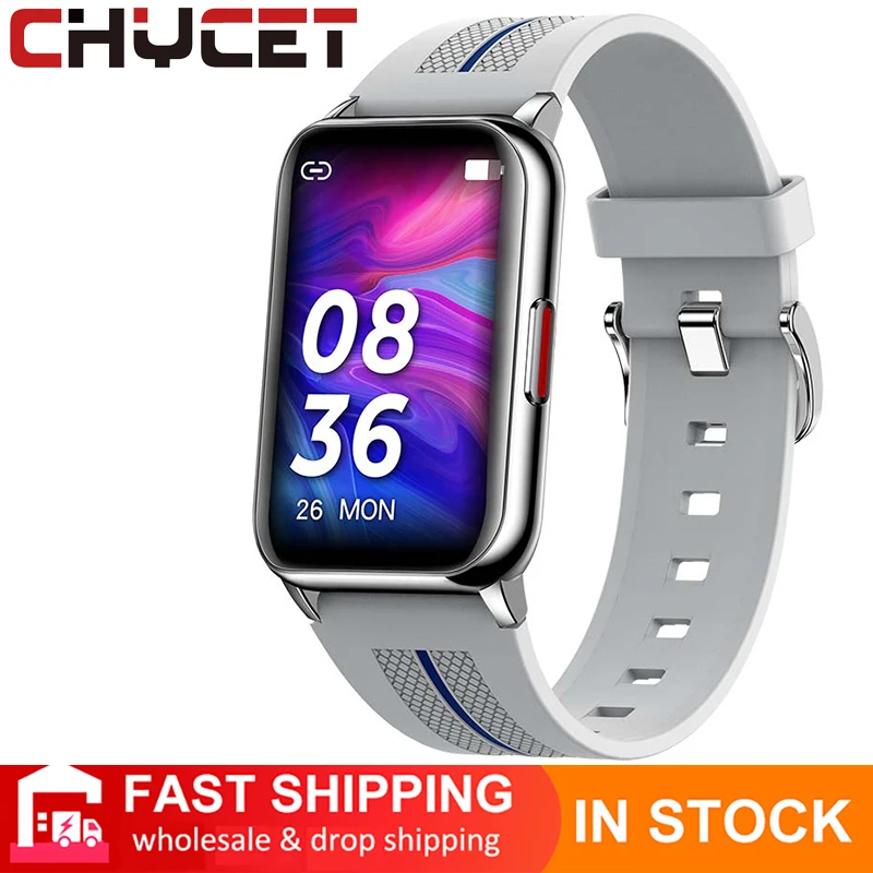 

CHYCET 2021 Sports Smart Watch Men Women Smartwatch Heart Rate Blood Pressure Monitor Waterproof Fitness Tracking Custom Dial