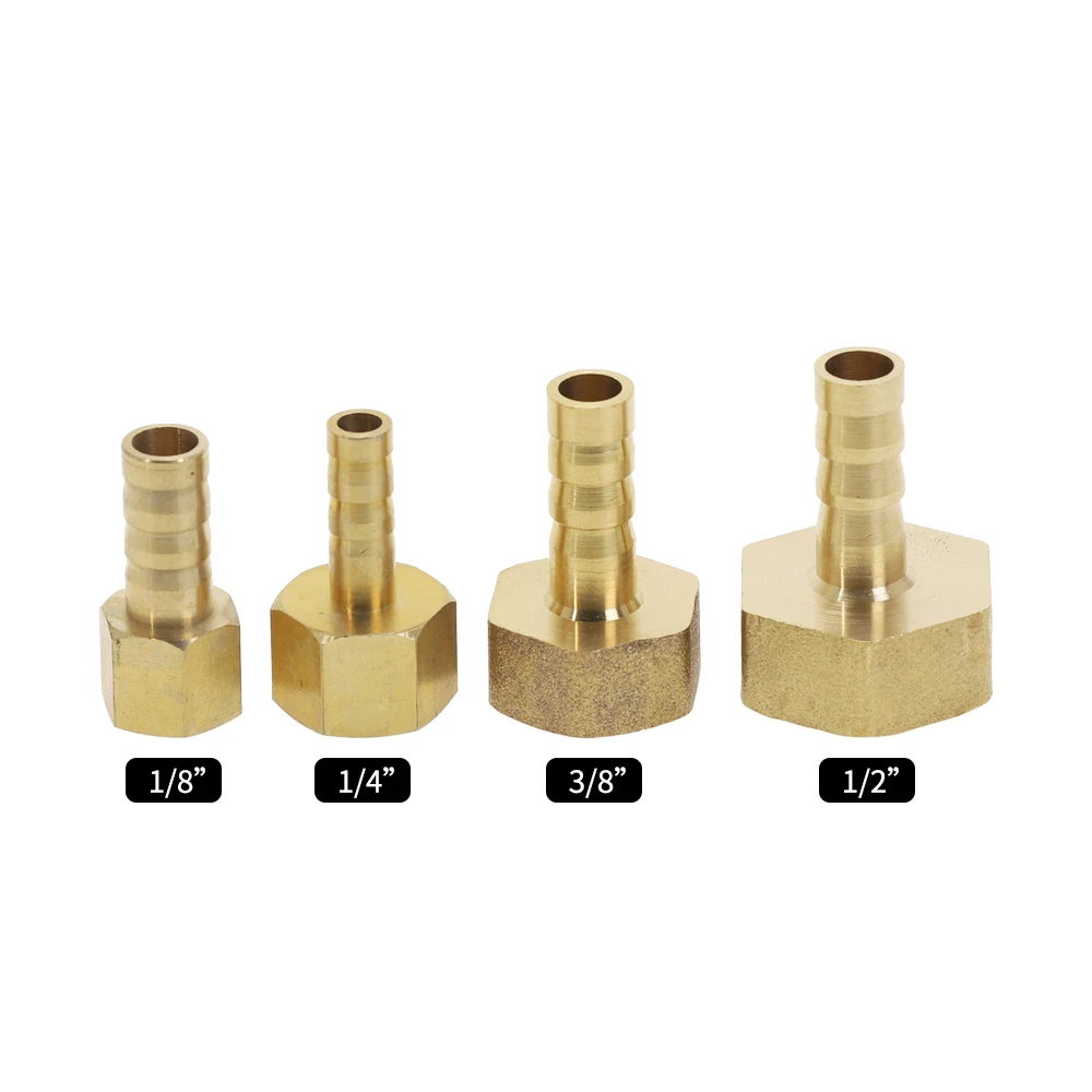 1 шт. латунный фитинг для труб 6 мм 8 10 12 хвостовый топливного воздуха газа воды и
