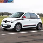 Спортивные полосы, автомобильная наклейка на талию для Renault 4, 4 GT, Color Run 2015-2017, декоративная наклейка на дверь кузова автомобиля, внешние аксессуары