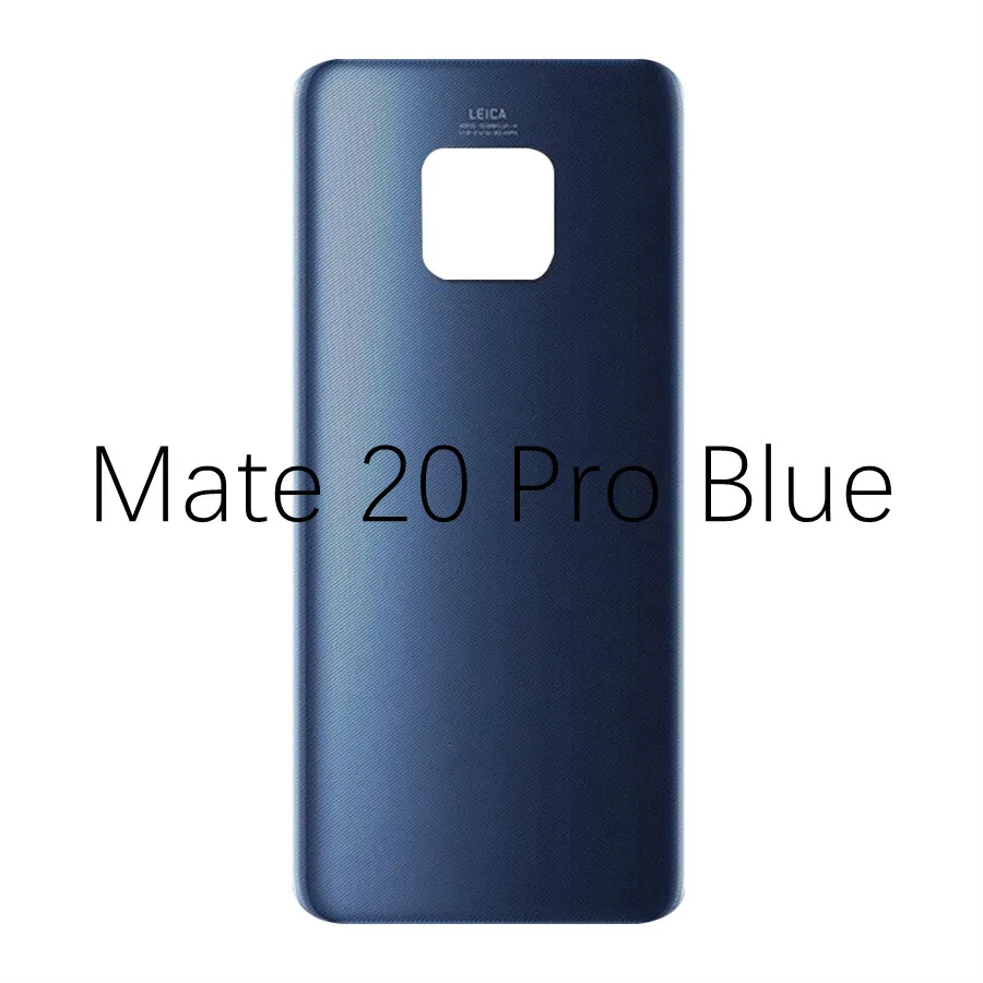 Для huawei mate 20 Lite Крышка для батареи Задняя стеклянная панель Задняя Дверь Корпус чехол для huawei mate 20 Pro крышка для батареи mate 20 окно - Цвет: Mate20 Pro Blue