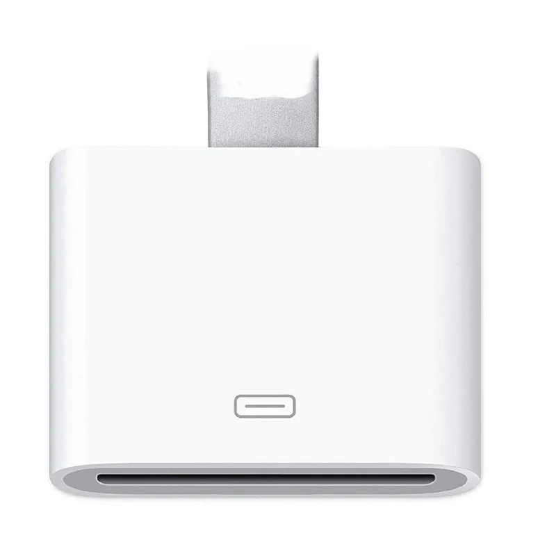 W Для Apple Lightning до 30-адаптер для контактов MD823 для iPhone iPad iPod Поддержка оптом - Цвет: W