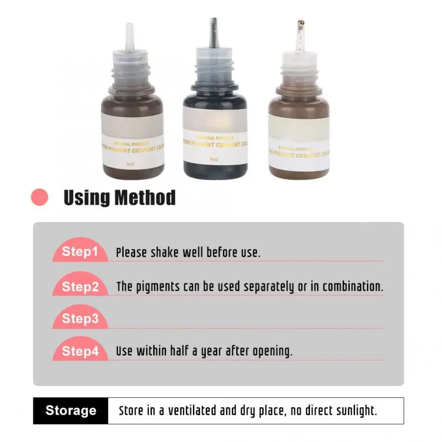 Микроблейдинг пигмент микроблейдинг чернила для полуперманентного макияжа