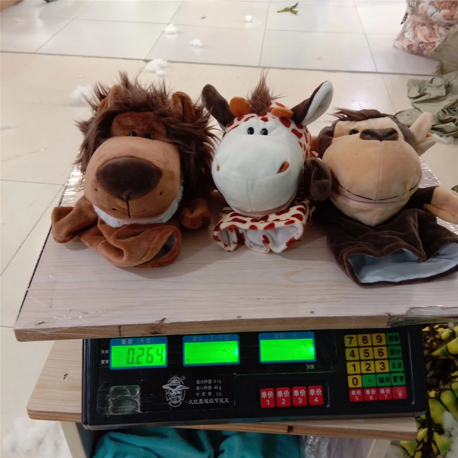 

Animal Hand Puppets (Set Of 3) Giraffe Lion And Monkey (Large Movable Mouths) Educational Story Plush Toys for Children Kid#Y10