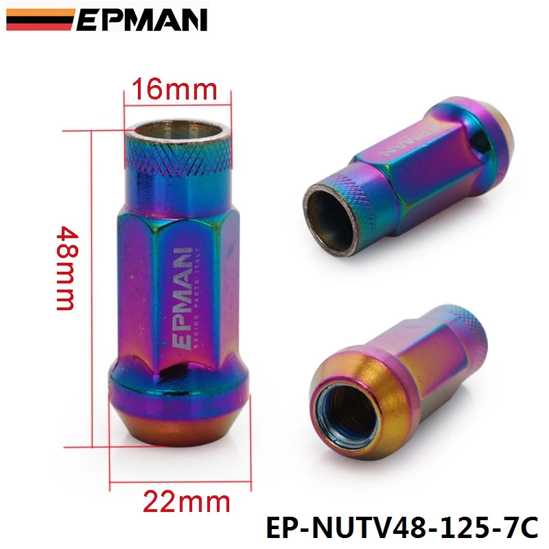 20 шт. M12X1.25 или M12X1.5 JDM V48 авто стальной обод желудь удлиненный открытый конец