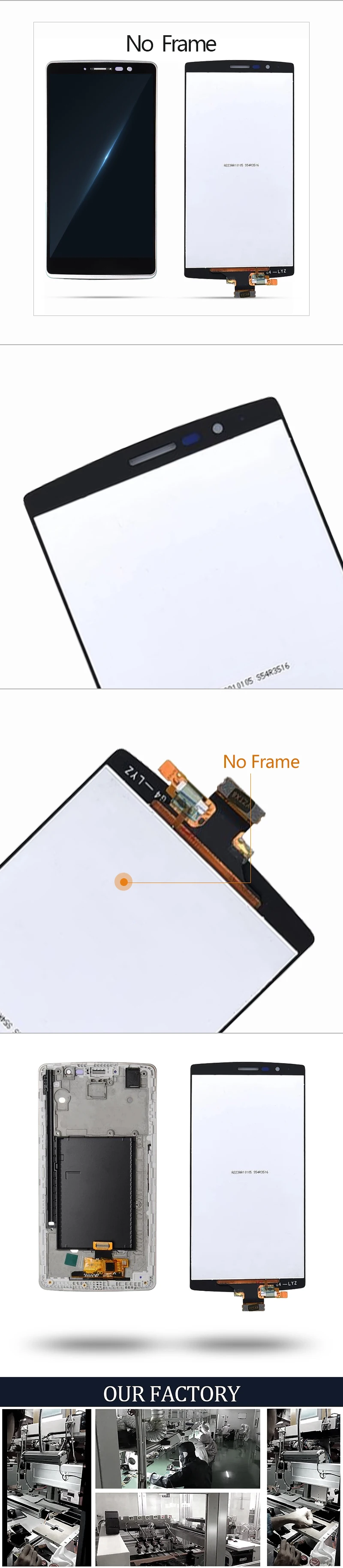5," стилус для LG G4 H540 lcd сенсорный экран дигитайзер Запчасти для дисплея для LG H542 LS770 H631 H635 с рамкой