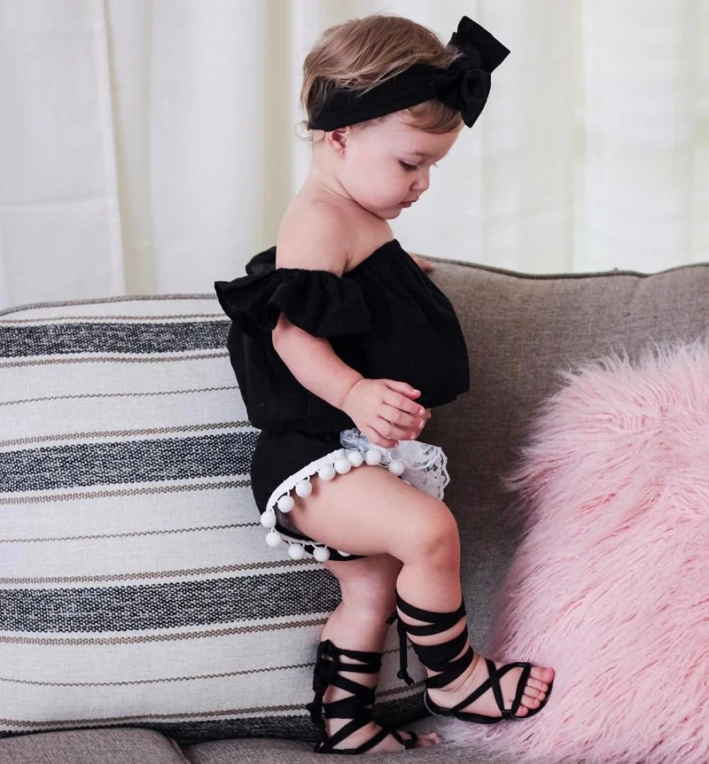 Сандалии из ПУ кожи для новорожденных девочек модные Нескользящие Симпатичные