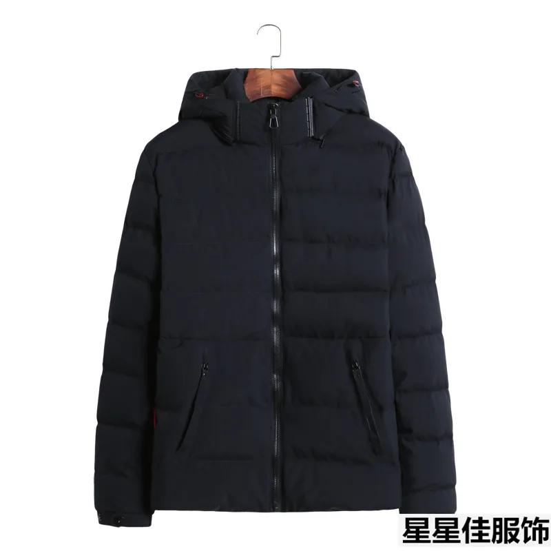 

New Plus 10XL 8XL 6XL Winter Parkas Warm Down Parka Male Casual Slim Fit Hooded Jacket Coat Men