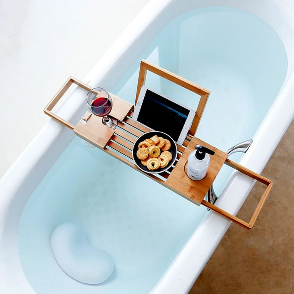 

1Pc Decorative Bathtub Storage Holder Household Tub Rack Bathing Storage Tray