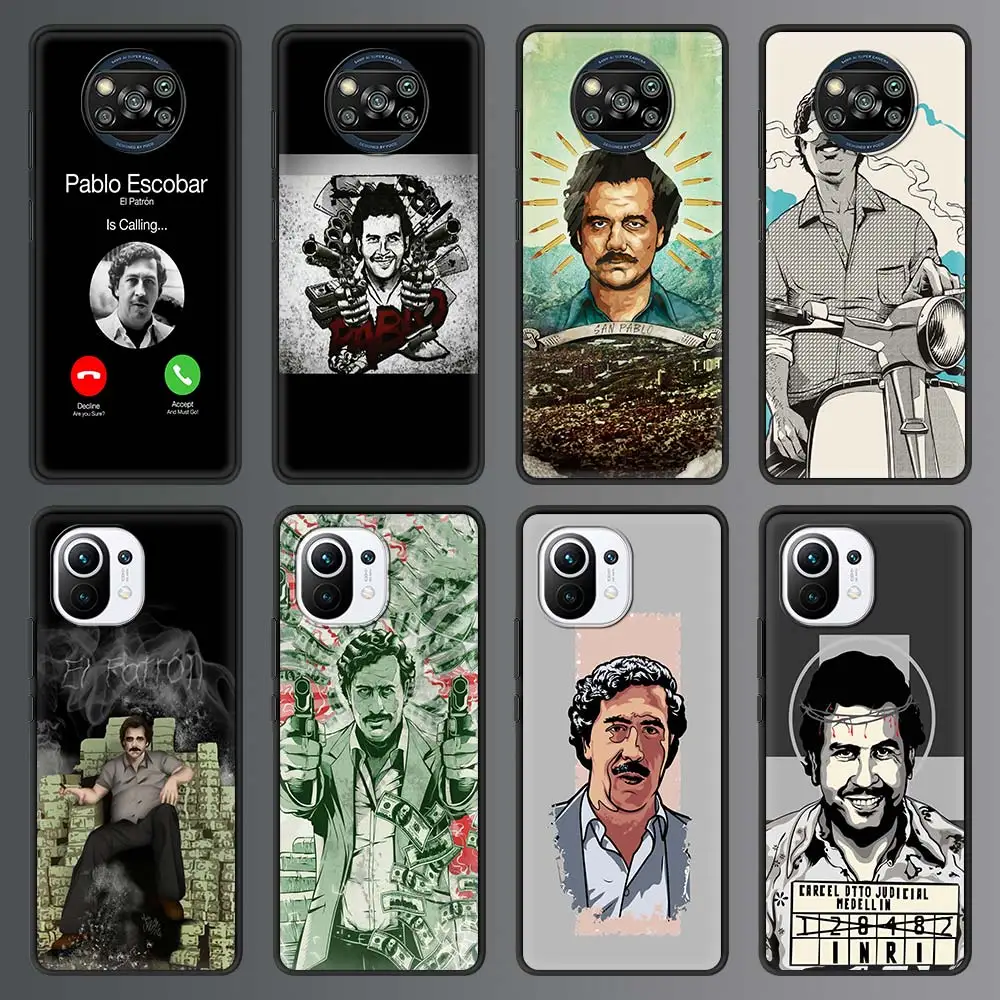 

Silicone Phone Case For Xiaomi Poco X3 NFC M3 11 Mi 10T Pro 9T Note 10 Lite 5G Coque Back Cover Narcos TV Series Pablo Escobar