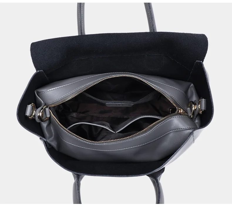 

Women's bag 2021 new real leather bag fashion one shoulder slanting bag large capacity Handbag Tote Bag texture women's bag