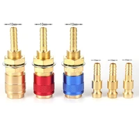 2pcs 10mm water cooled gas welding torch quick fitting hose connector adapter suitable for mig welding torch 622cm