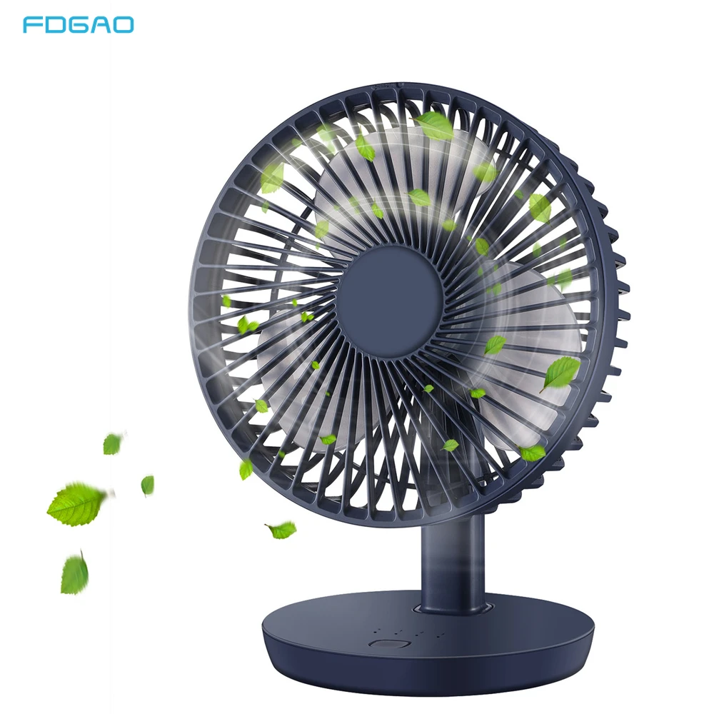 

Mini USB Desk Fan Better Cooling Strong Airflow Whisper Quiet Portable Small Fan Cooler Desktop Office Table 3 Speeds Adjustable