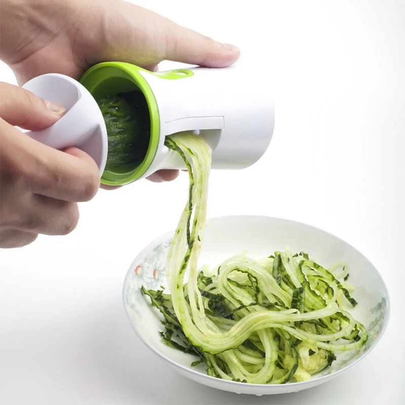 

Heavy Duty Spiralizer Vegetable Spiral Slicer Cutter Zucchini Pasta Noodle Spaghetti Maker Multifunctional Grater