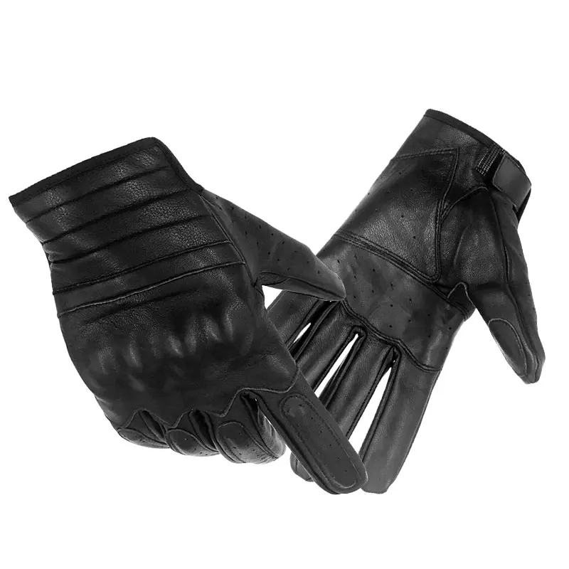 2x Moto Gloves Пара мотоциклетных тактических спортивных перчаток из овчины, черные сохраняющие тепло износостойкие перчатки для альпинизма, гонок, спорта на открытом воздухе - Цвет: 2x Moto Gloves