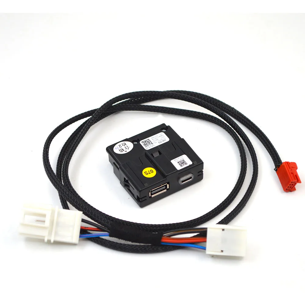 

Консоль заднего вентиляционного отверстия с двумя USB-портами и зарядным портом для автомобилей VW Passat, Golf, Tiguan, Touran, Octavia, Kodiaq, 3 ГБ, 035, 954, 035954