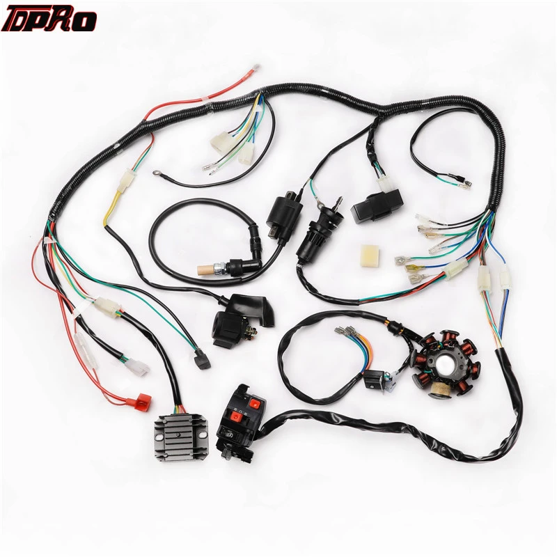 TDPRO Новый Магнитный статор набор проводов электропроводка катушка CDI для 150cc 200cc