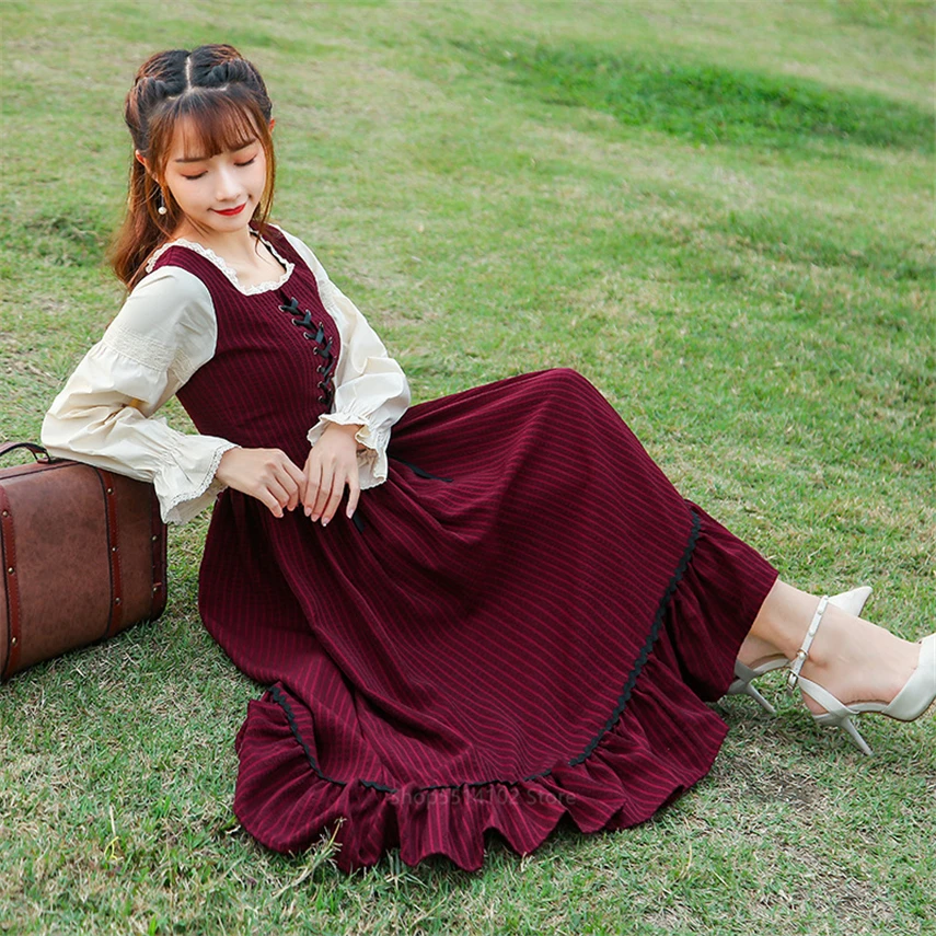 Винтажное женское платье во французском стиле элегантное принцессы