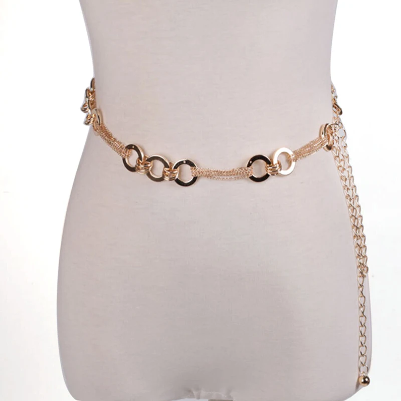 

Metal Chain Stylish Belt Women's Lady Fashion Body Chain Belts for Party Wedding Wholesale