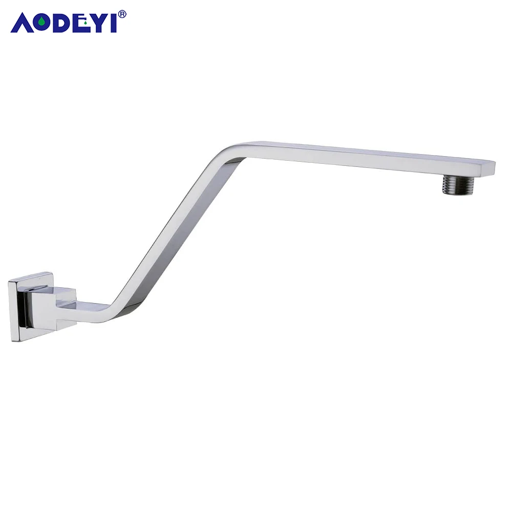 

Латунный держатель для душа, увеличивающий рост, хромированный матовый никель, черный, настенный, Фиксированный кронштейн, аксессуары для бара