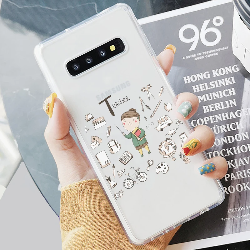 Мягкий чехол для телефона Samsung S6 S7 Edeg S9 Plus S10 + S10E Lite A50 A70 NOTE8 | Мобильные телефоны и
