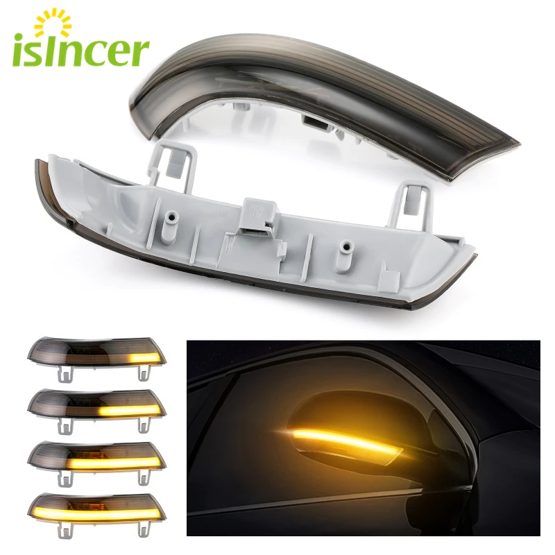 

2pcs Side Mirror indicator Dynamic Sequential Flowing LED Turn Signal Light For VW GOLF 5 Plus Jetta MK5 Passat B6 EOS