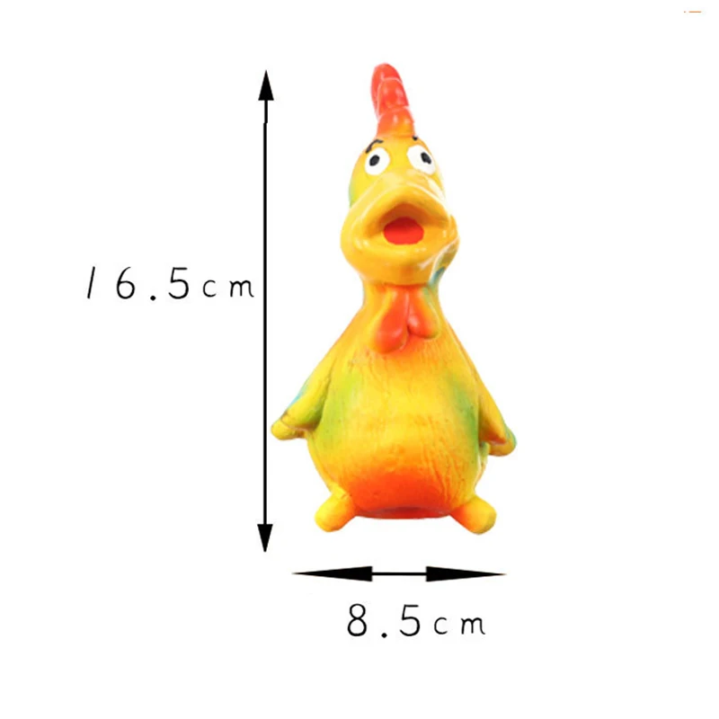 Страуса Форма собака Писк игрушки подарки для питомца Безопасность латекса