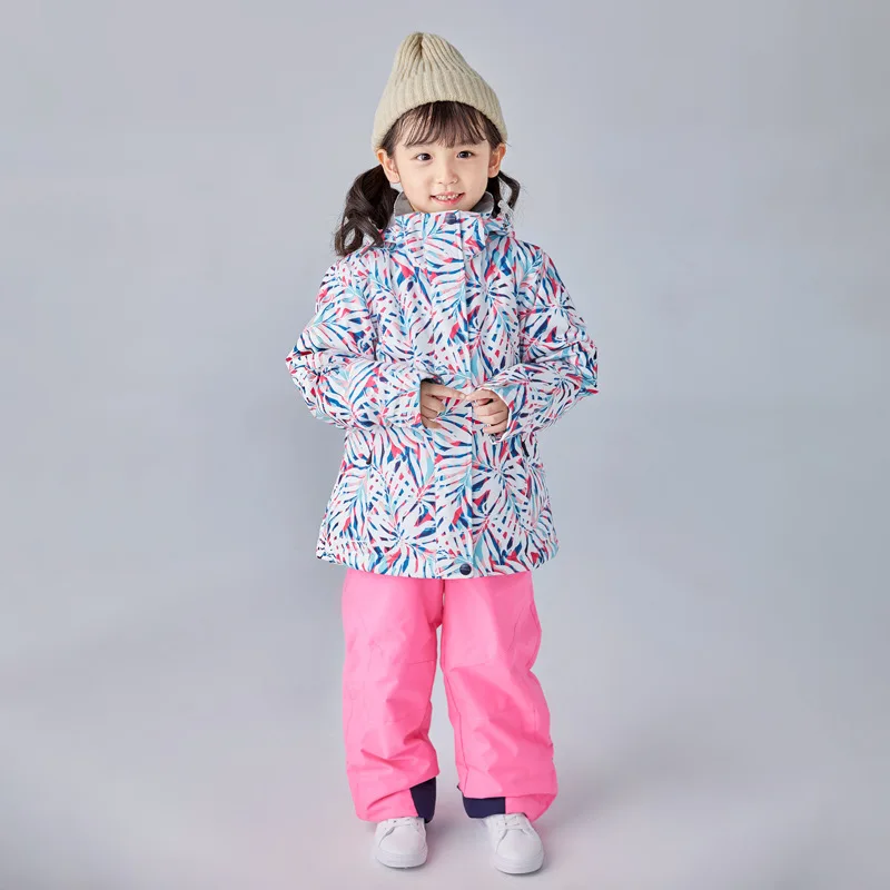 Детский слитный лыжный костюм для сноуборда и снегохода зимний мальчиков