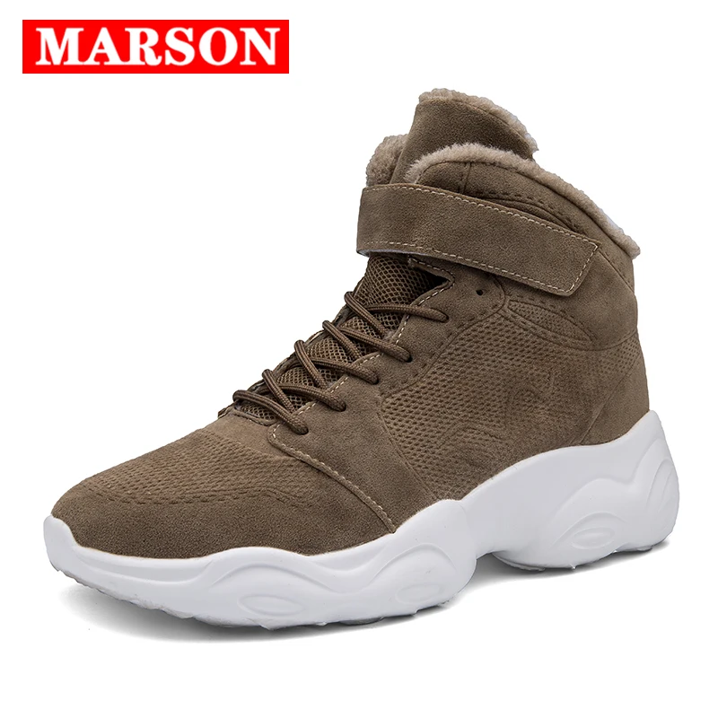 

Men shoes winter sneakers cotton shoes lace-up outdoor cold resistant high elastic fashion casual snow boots zapatillas hombre