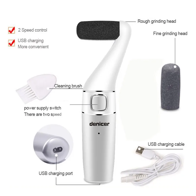 Электрическая машинка для педикюра ухода за кожей ног ролики инструменты