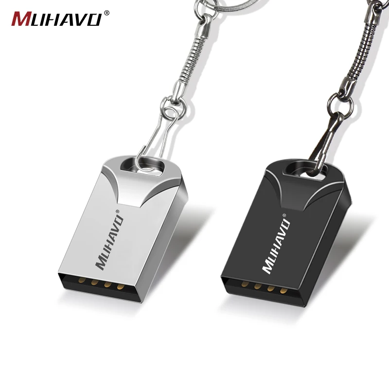 Usb флеш накопитель 64 ГБ 128 usb карта памяти 32 16 8 супер мини 2 0 Водонепроницаемый