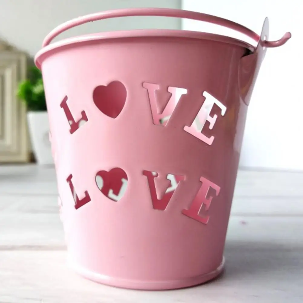 Привлекательное креативное декоративное ведро для хранения конфет 3 цвета с