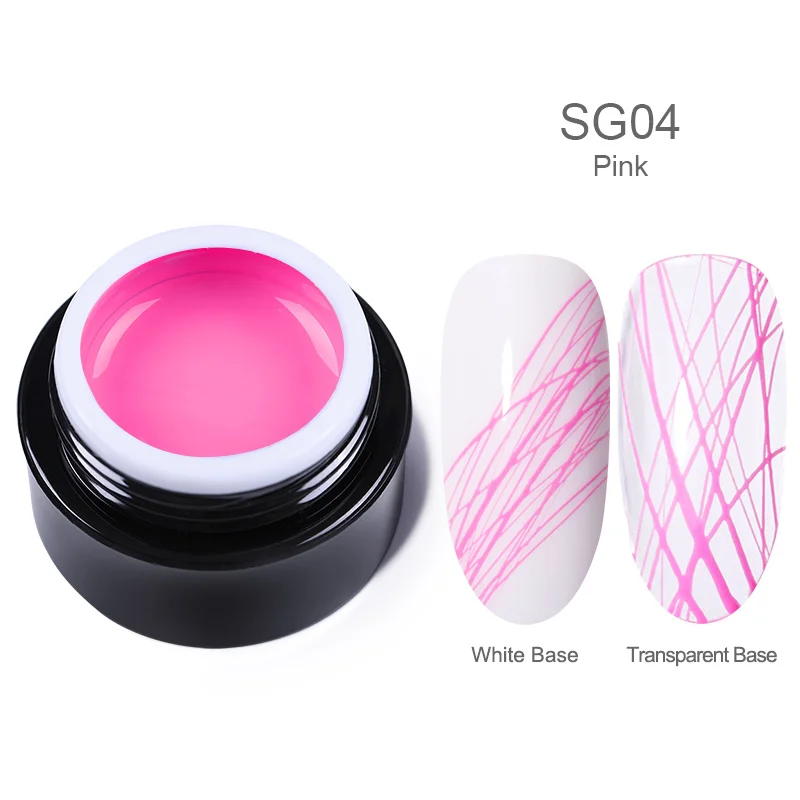 BP-SG04 BORN PRETTY, 5 мл, гель для рисования ногтей, лак, краска для ногтей, лак для ногтей, толстая упругая краска, УФ-гель, впитывающий паучий гель - Цвет: BP-SG04